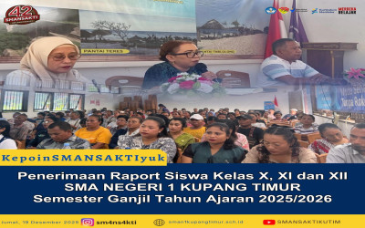 Sinergi Akademik dan Pengembangan Karakter: SMAN 1 Kupang Timur Selenggarakan Penyerahan Laporan Hasil Belajar Semester Ganjil 2025/2026
